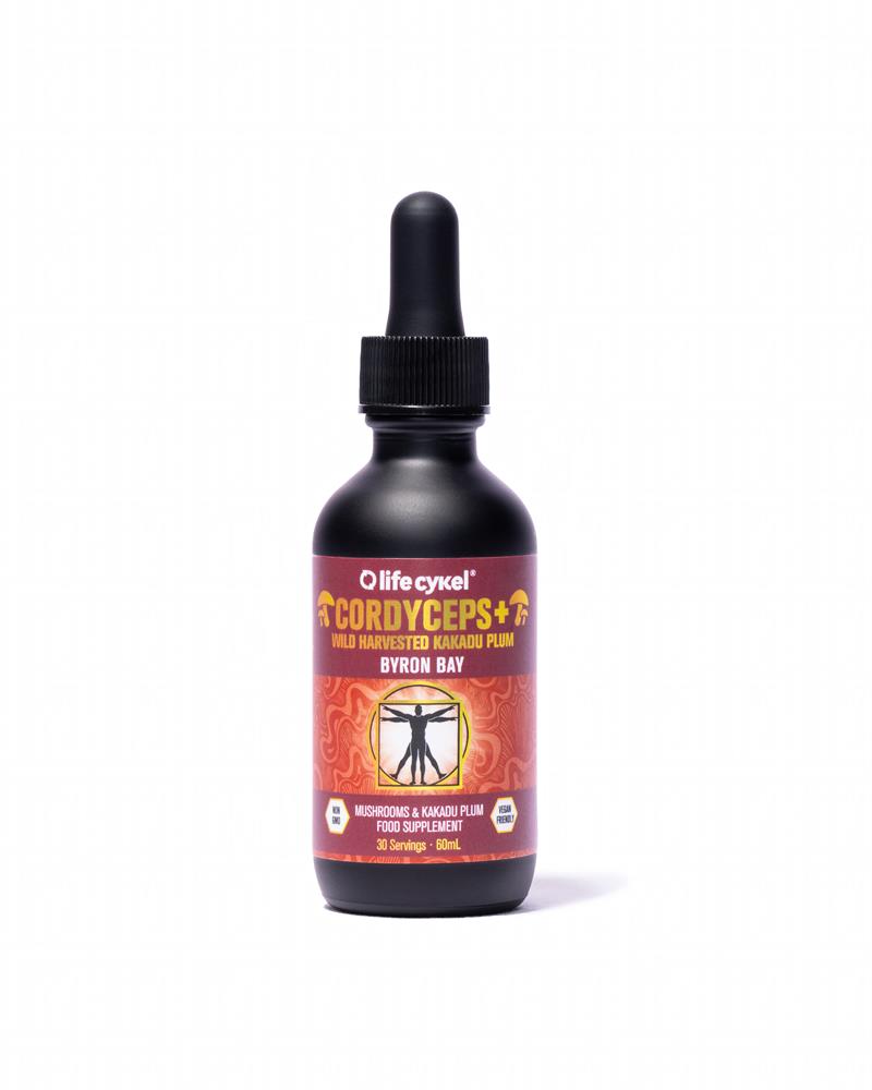 Cordyceps Mushroom Dual Liquid Extract with Kakadu Plum 60ml