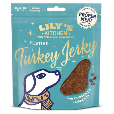 Festive Turkey Jerky Treats for Dogs 70g