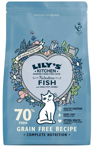 Fabulous Fish Dry Food for Cats 800g
