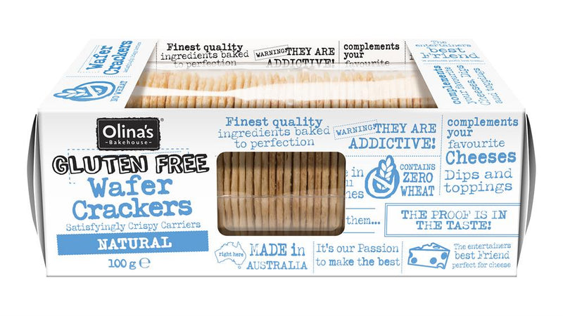 Gluten Free Wafer Crackers Natural 100g