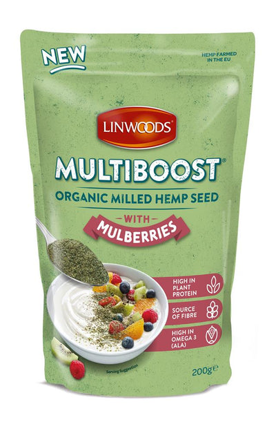 Multiboost Organic Milled Hemp seed with Mulberry 200g