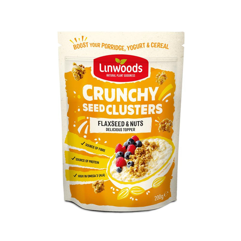 Crunchy Seed Clusters Flaxseed & Nuts 200g