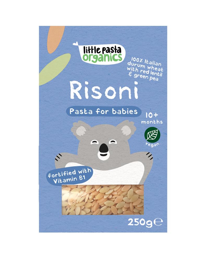 Red Lentil & Pea Risoni Baby Pasta 10m+ 250g