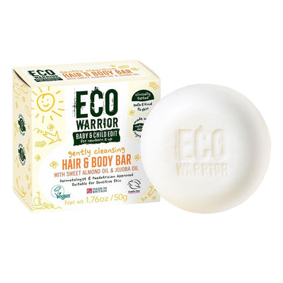 Eco Warrior Gently Cleansing Hair & Body Bar 50g