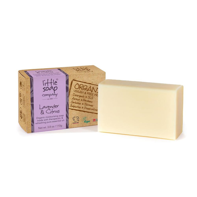 Organic Lavender & Citrus Bar Soap 110g