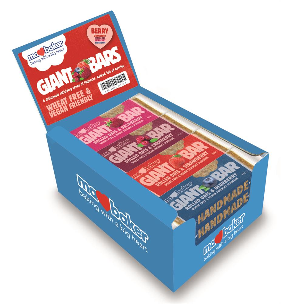 Giant Bar Raspberry Giant Bars Berry Mix (Full Box of 20) – WholefoodsBox