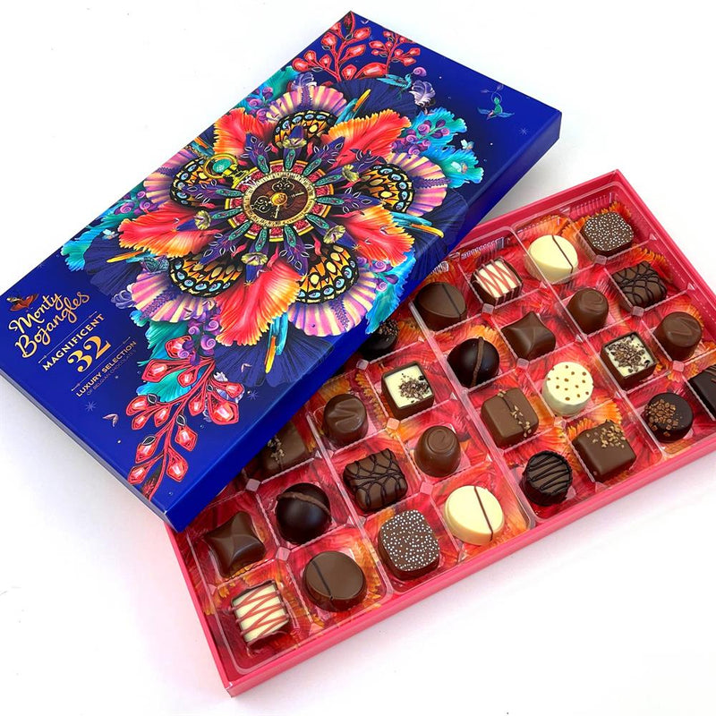 Magnificent 32 Luxury Belgian Chocolates Gift 452g