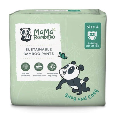 Mama Bamboo Eco Nappy Pants - Size 4+ (Medium Plus) 830g