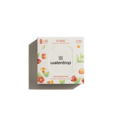 12x VIBE Microdrinks
Prepares 400-600 ml refreshment per cube