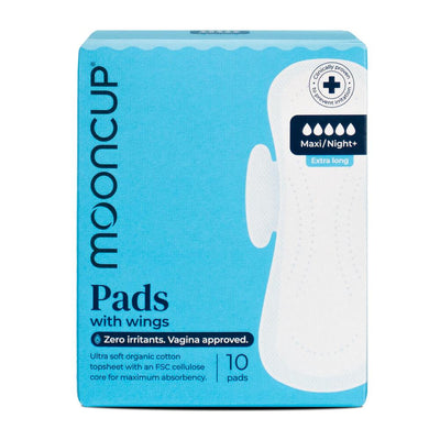 Mooncup Maxi / Night+ Pads with Wings