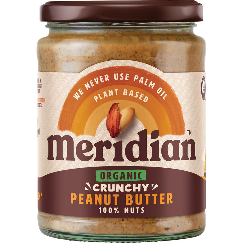 Meridian Organic Crunchy Peanut Butter 100% (470g)