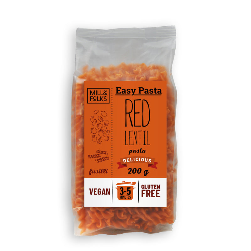 Easy Pasta Red lentil fusilli 200g