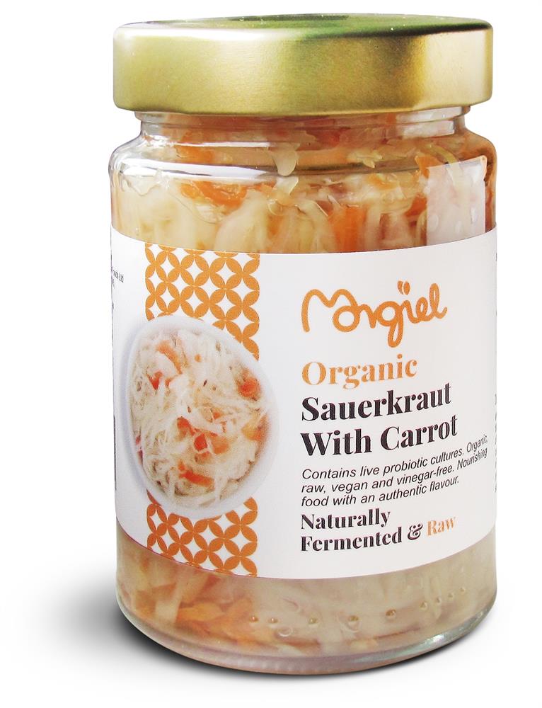 Organic Raw Carrot Sauerkraut 300g