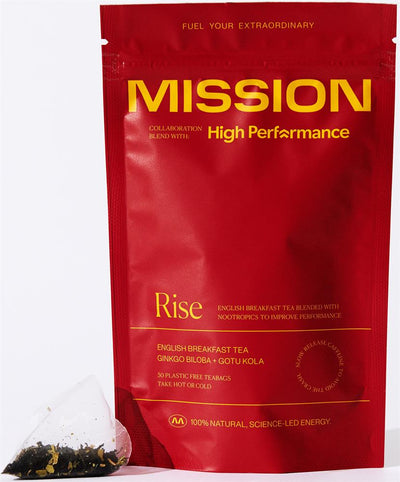 Rise English Breakfast + Ginkgo Biloba + Gotu Kola (30 teabags)