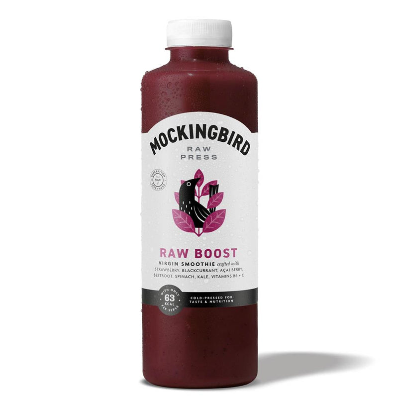 Mockingbird Raw Boost Smoothie Berry & Acai 750ml