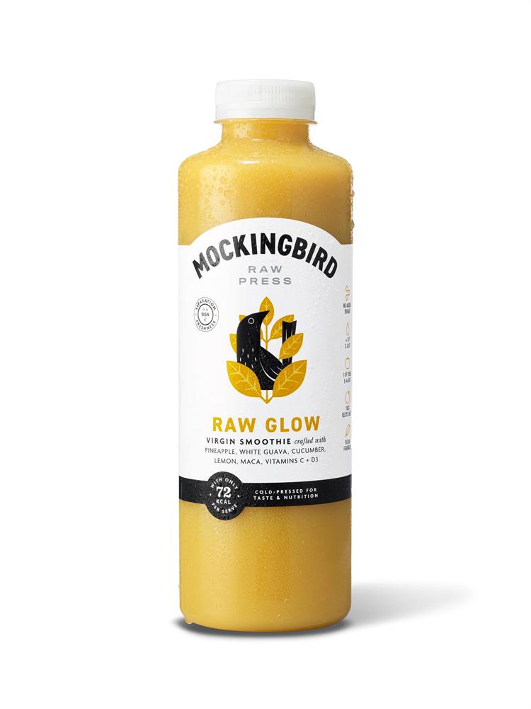 Mockingbird Raw Glow Smoothie Pineapple & White Guava 750ml