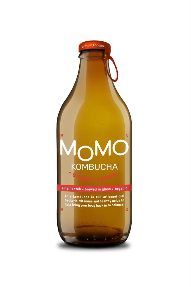 Organic Ginger Lemon Kombucha 330ml