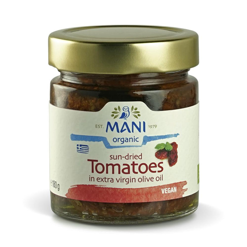 MANI Organic Sun-dried Tomatoes in Olive Oil 205g