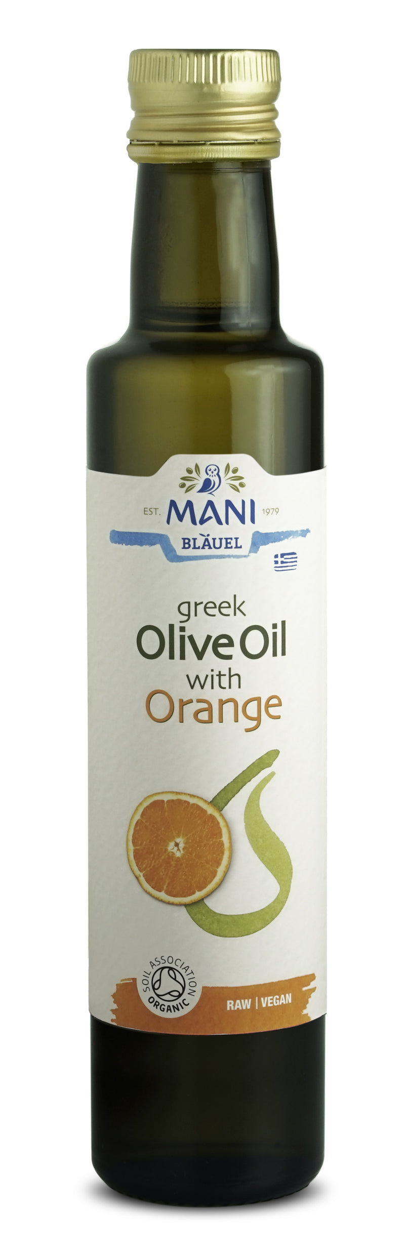 MANI Organic Greek Olive Oil with Orange 250ml