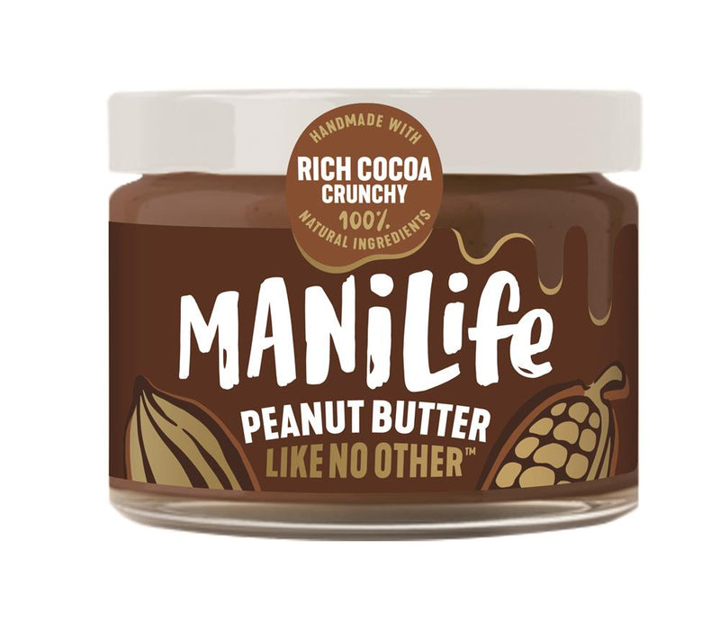 ManLife Rich Cocoa Crunchy Peanut Butter 275g