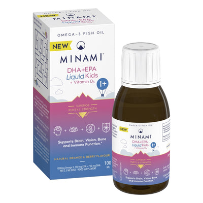 MINAMI DHA+EPA Liquid Kids + Vitamin D