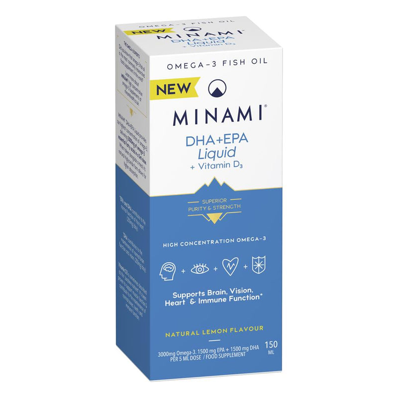 MINAMI DHA+EPA Liquid + Vitamin D3