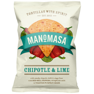 Manomasa Chipotle & Lime Tortillas 140g