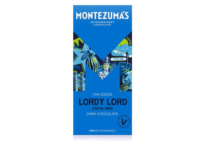 Lordy Lord - Dark Chocolate with Cocoa Nibs - 90g Bar