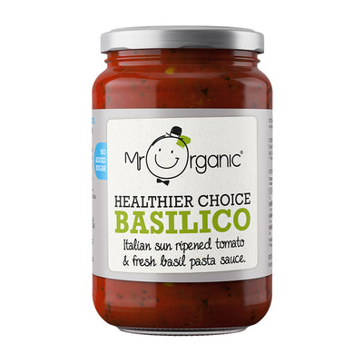 Mr Organic Healthier Choice Basilico Pasta Sauce 660g