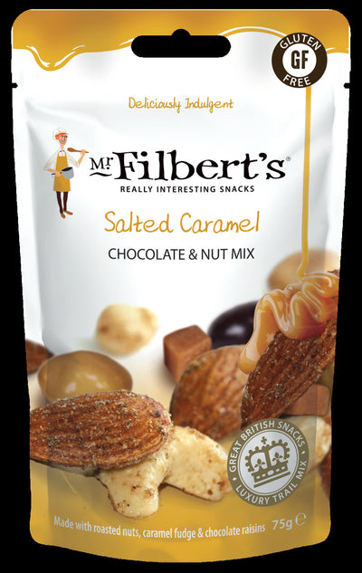 Mr Filberts Salted Caramel Chocolate Nut Mix 75g