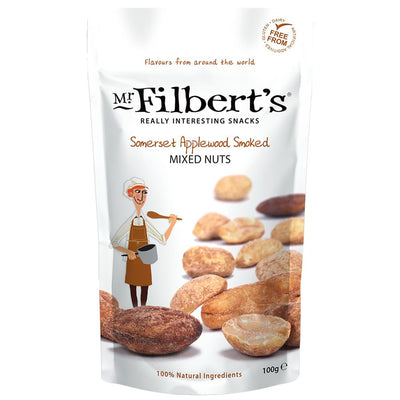 Mr Filberts Somerset Applewood Smoked Mixed Nuts 100g