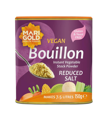 Marigold Less Salt Vegan Bouillon 150g Purple