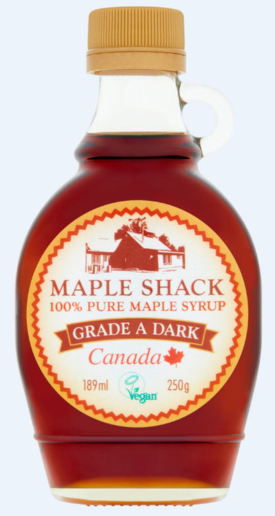 Maple Shack Grade A Dark 100% Maple Syrup 250g