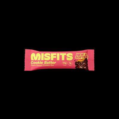 Misfits Plant-Based Cookie Butter Protein Bar 50g