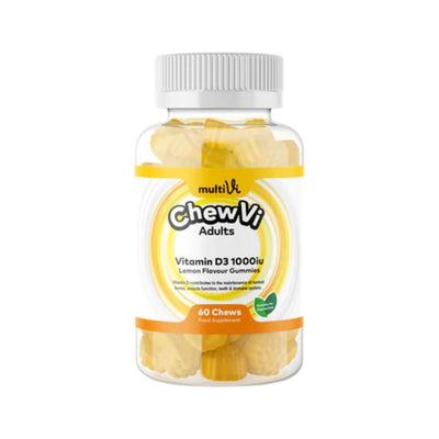 MultiVi Vitamin D3 Gummies Lemon Flavour. 60 gummies