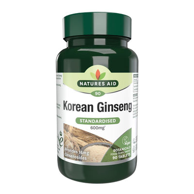 Korean Ginseng - 40mg (600mg equiv) 90 Tablets
