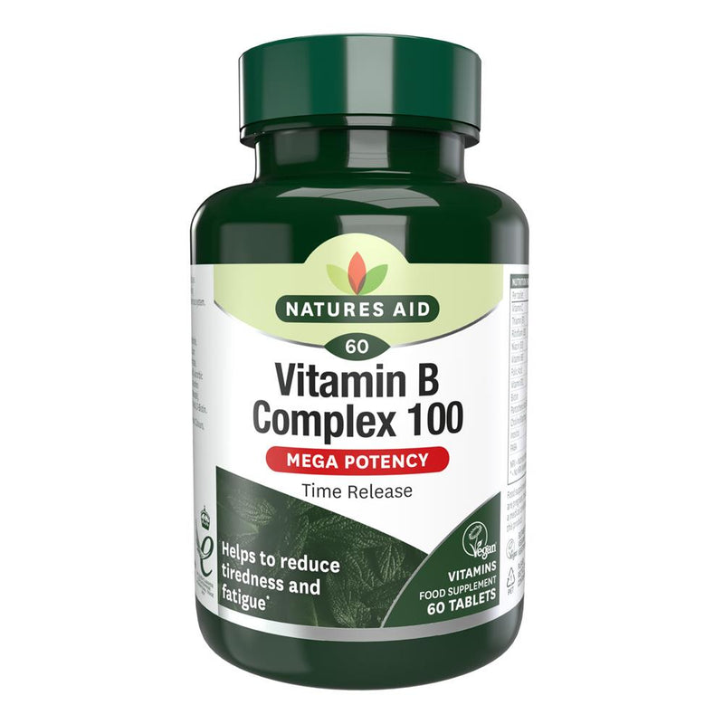 Mega Potency Vit B Complex 100mg Time Release 60 Tablets