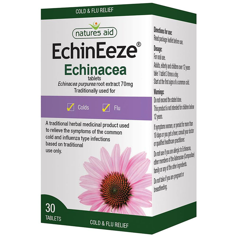 EchinEeze - Echinacea root extract 70mg 30 Tablets