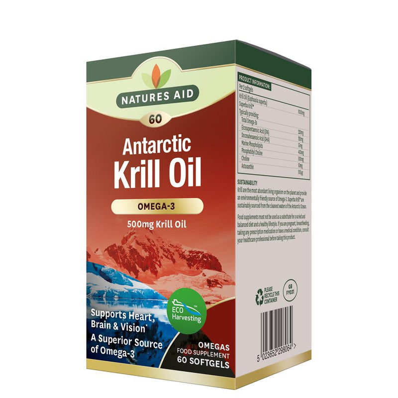 Krill Oil 500mg 60 Capsules