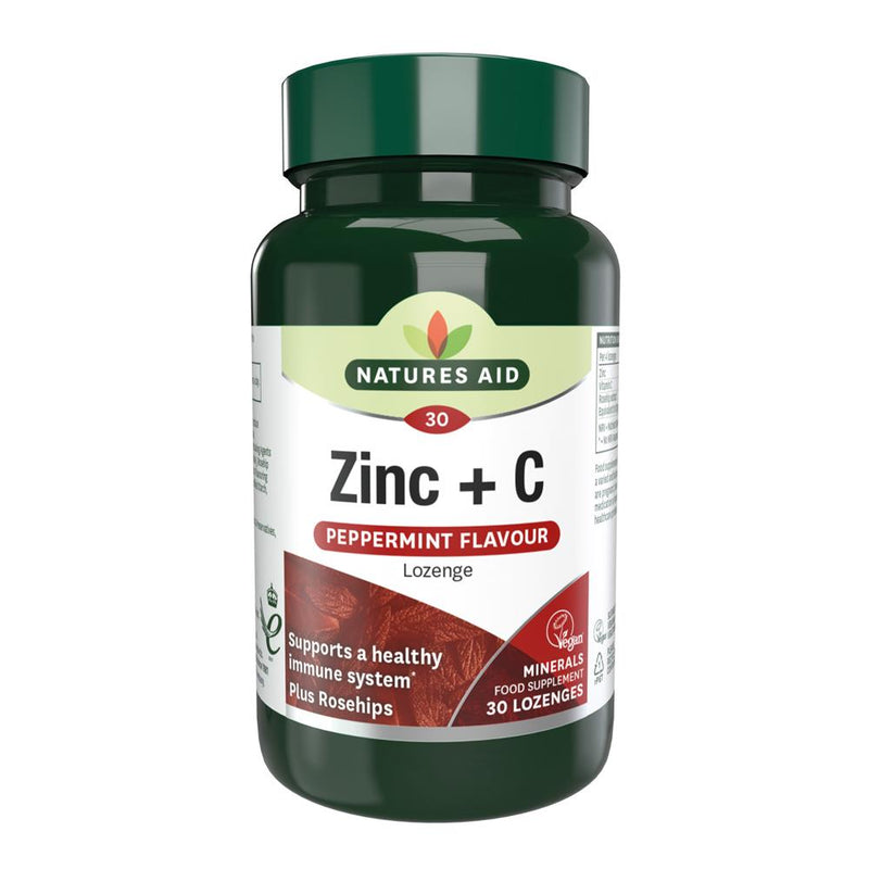 Zinc Lozenge (Peppermint) 30 Tablets