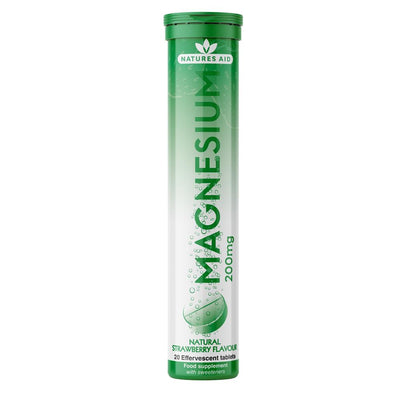 Magnesium Effervescent (Strawberry flavour) 20 tablets