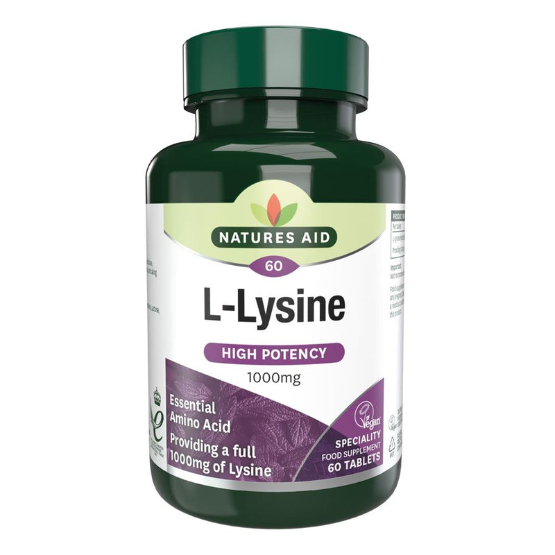 L-Lysine 1000mg 60 tablets