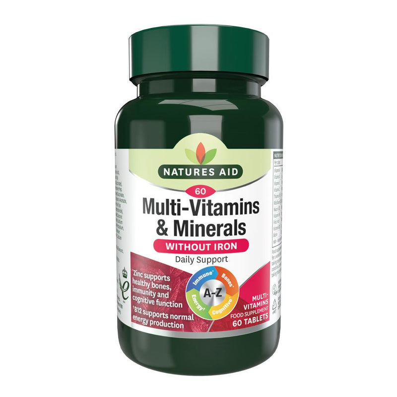 Multi-Vitamins & Minerals (without Iron)