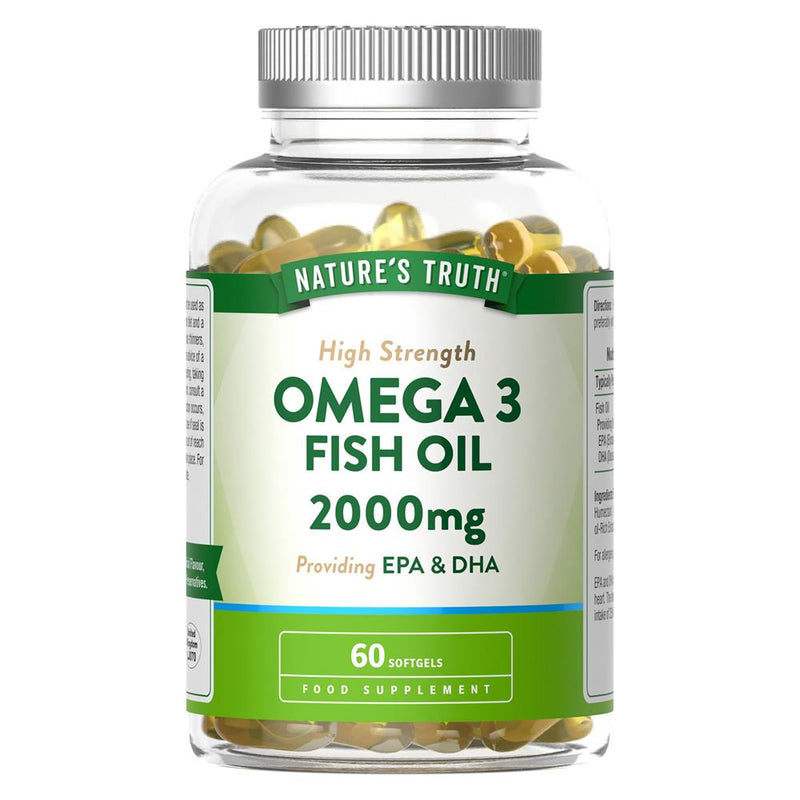 Omega 3 Fish Oil 2000mg 60 Softgels