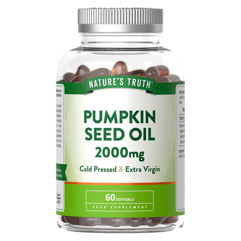 Pumpkin Seed Oil 2000mg 60 Softgels