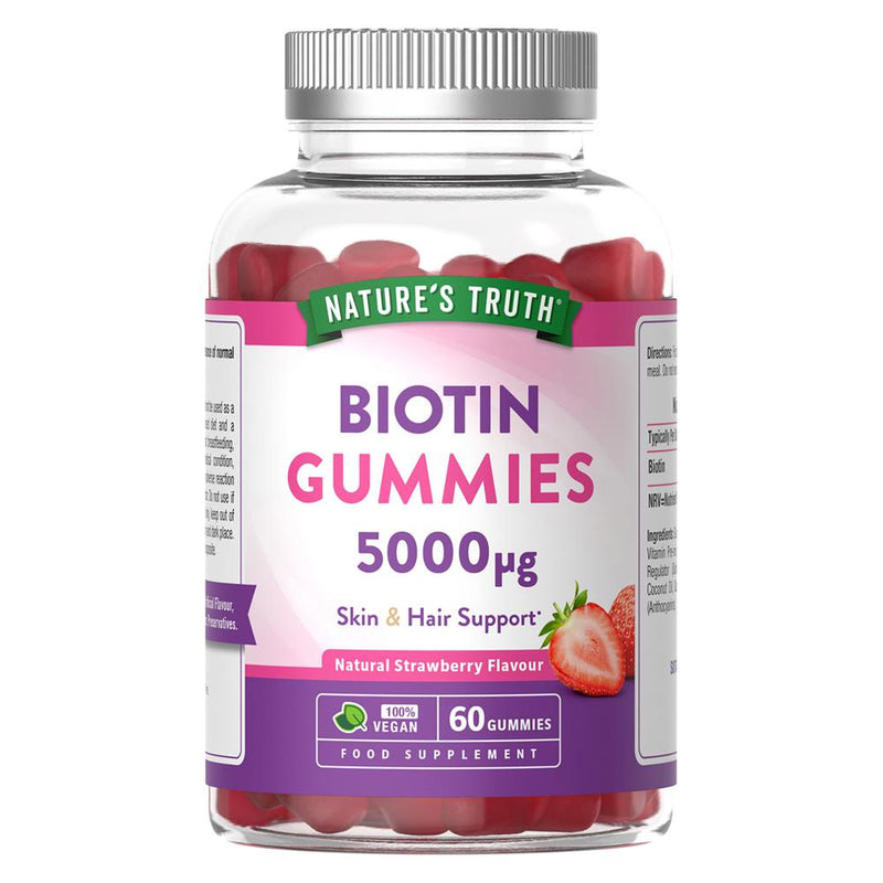 Biotin 5000ug 60 Vegan Gummies