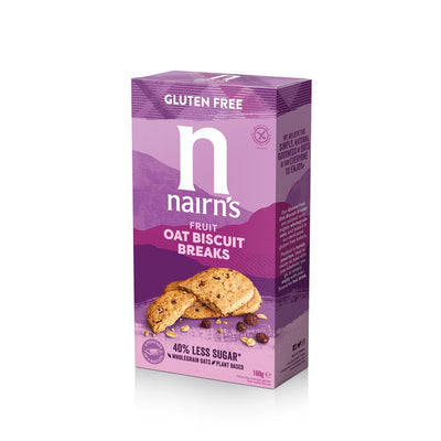 Gluten Free Oats and Fruit Biscuit Breaks 160g