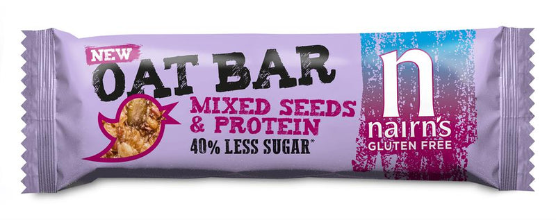 Gluten Free Mixed Seeds & Protein Oat Bars 40g