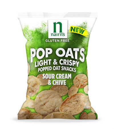 Gluten Free Sour Cream & Chive Pop Oats Sharing Bag 80g