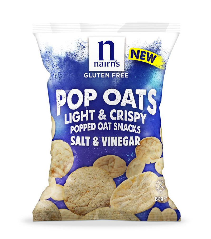 Gluten Free Salt & Vinegar Pop Oats Sharing Bag 80g